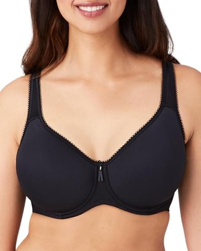 Image of Wacoal Women's Underwired Plain Bra - Black - 32C (Manufacturers Size: 85C)