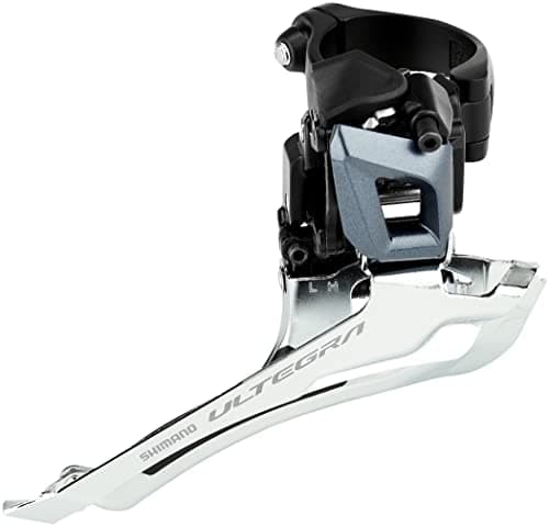 Image of Shimano FD-R8000 Ultegra 11-speed front derailleur, double 28.6 / 31.8 mm, Silver