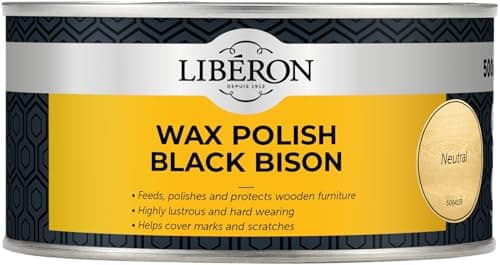 Image of Libéron Wax Polish Black Bison Paste Neutral 500ml