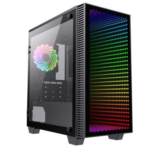 Image of EZZTECH Gaming PC, Gaming Computer Desktop Tower, GeForce RTX 3050 6GB, Core i7 up to 3.9GHz,16GB RAM DDR, 256GB SSD, 1TB HDD, WiFi Ready, RGB Case, Windows11 PRO