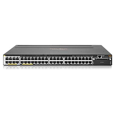 Image of Hewlett Packard Enterprise Aruba 3810M 40G 8 HPE Smart Rate PoE+ 1-slot Switch Managed L3 Gigabit Ethernet (10/100/1000) Power over Ethernet (PoE) 1U Black (Renewed)
