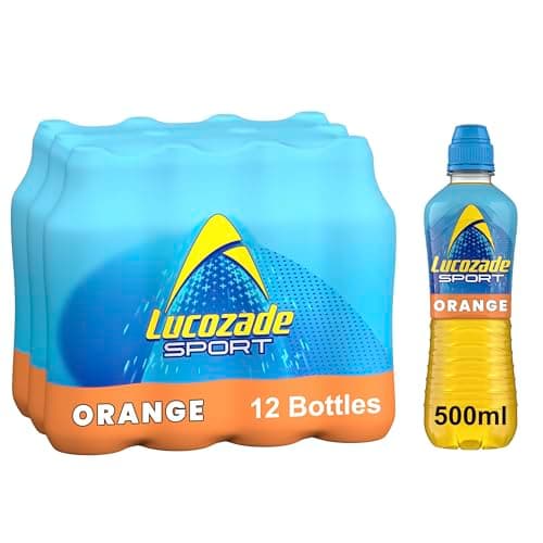 Image of Lucozade Sport Body Fuel - Orange 12x500ml| Isotonic sports drink, with Electrolytes and Vitamin B3 | Still | Bursting with Flavour - Packaging May Vary