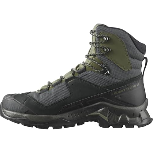 Image of Salomon Quest Element Gore-Tex Waterproof Men's Outdoor Shoes, Athletic Inspiration, All-Terrain Stability, and Outdoor Essentials, Black, 10