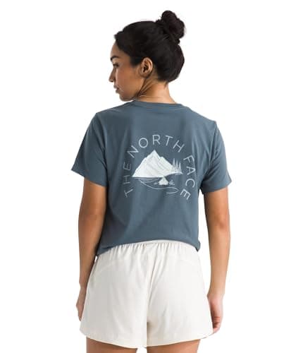 Image of The North Face - Women's Monte Regular Graphic T-Shirt - Granite Grey, M