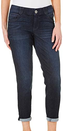 Image of Democracy Women's AB Solution Crop Jeans, Dark Indigo, 12