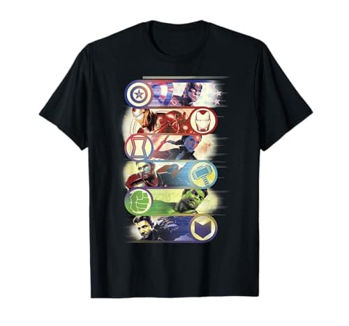 Image of Marvel Avengers: Endgame Team Symbols T-Shirt
