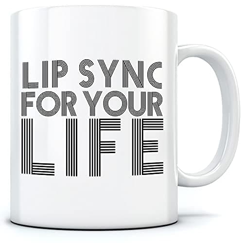 Image of Lip Sync for Your Life - Mug for Tea Coffee - Drag Queen Race One Size White
