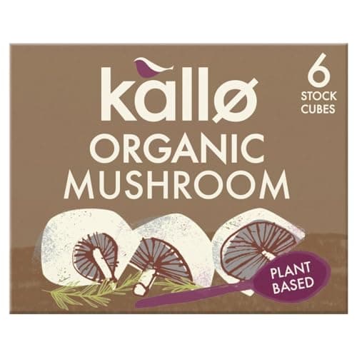 Image of (4 PACK) - Kallo - Mushroom Stock Cubes | 66g | 4 PACK BUNDLE
