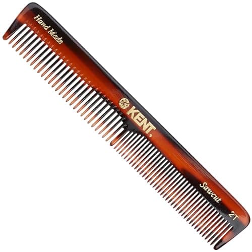 Image of Kent Brushes Handmade Comb A 2T Medium Size Coarse and Fine Comb