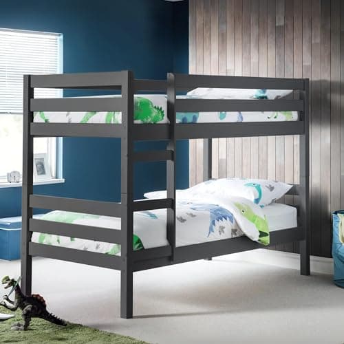Image of Julian Bowen Anthracite Wood Camden Bunk Bed