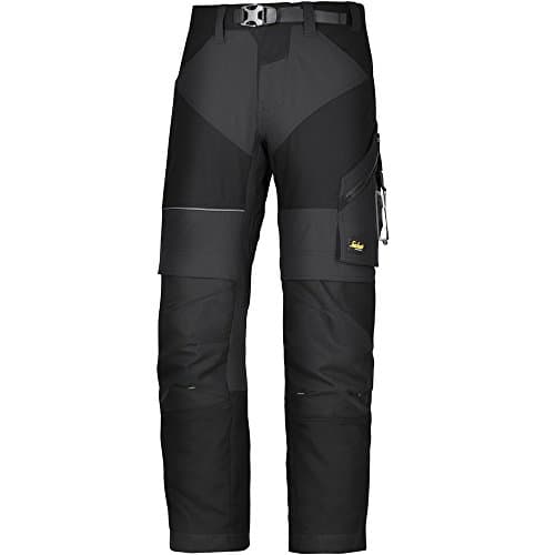 Image of Snickers 69030404048 Size 48 "FlexiWork" Work Trousers - Black
