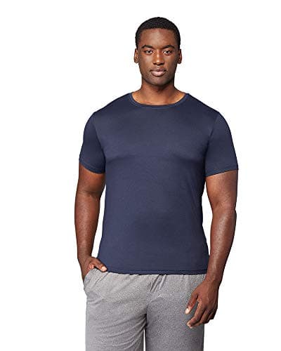 Image of 32 Degrees Mens Cool Short Sleeve Crew T-Shirt, Navy., XXL