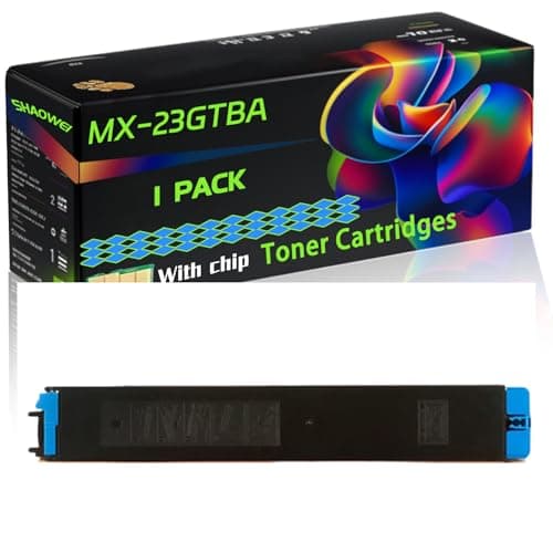 Image of WZLAD MX-23GTBA Compatible for Sharp Toner Cartridges MX-23 MX23GTBA MX23GTCA MX23GTMA MX23GTYA MX-23GTCA MX-23GTMA MX-23GTYA MX-2310F MX-2310NS MX-2310U MX-2314N MX-2614N MX-3111U Printers (Cyan)