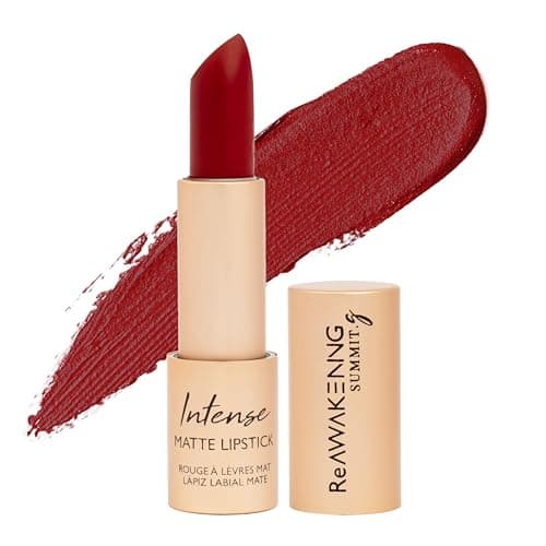 Image of Summit.g Intense Dark Red long lasting lipstick with Hydrating Formula for Moisturizing Lip Stick with Lasting Pigment | Vibrant Color | Vegan Formulated Vitamin E Lipsticks for Women (Utopia) 4.2g