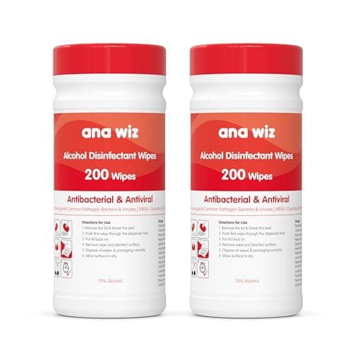 Image of Alcohol Disinfectant Wipes (200 Sheet Tub x 2)