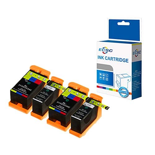 Image of ECSC Compatible Ink Cartridge Replacement for Dell All In One P513W V313 V313W (Black/Tri-Colour, 4-pack)