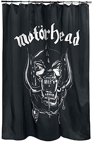 Image of for-collectors-only Motorhead Warpig Logo Motorhead Shower Curtain Shower Curtain