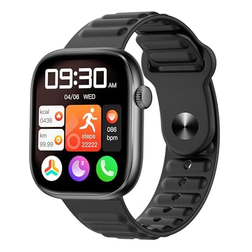 Image of BingoFit Smart Watch 1.83" HD Screen Ultra Slim Fitness Tracker, Step Counter Fitness Watch with Heart Rate/SpO2/Sleep Monitor, Answer/Make Calls Bluetooth Smart Watch Men Women, 100+ Sports Modes