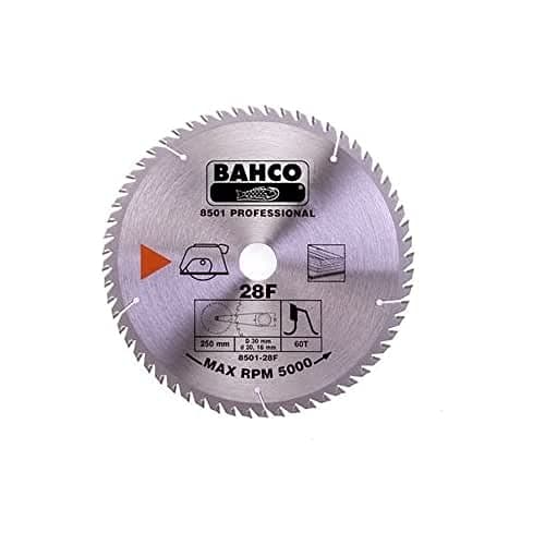 Image of Bahco 8501-10F Circular Saw Blade with 30 Teeth for Wood, 0 V, Silver, 170 mm