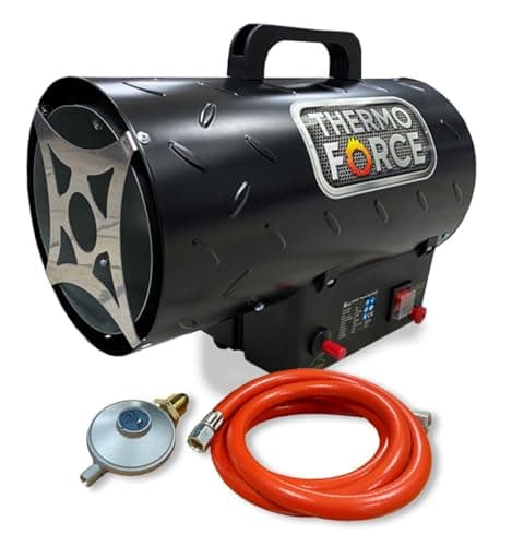 Image of Autojack 15Kw Electric Propane Gas Heater Portable Space Heat Industrial Heating Area of 225m3 Powerful Workshop Garage Warmer