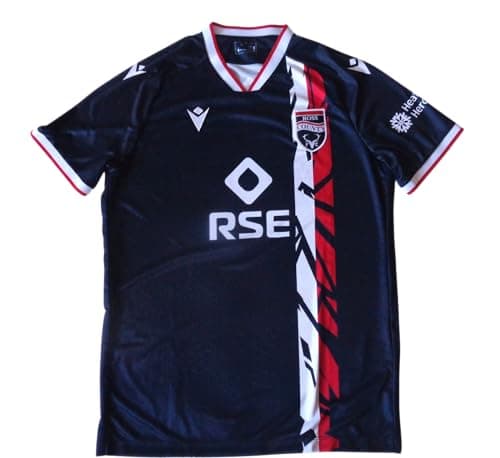 Image of Macron Ross County FC Mens Home Football Shirt Jersey 2025-2026 EU Size XL (UK - Large 44") Blue