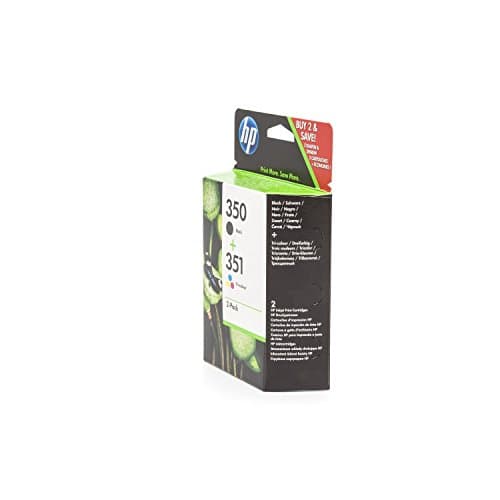 Image of HP 350 Black/351 Tri-color 2-pack Original Ink Cartridges