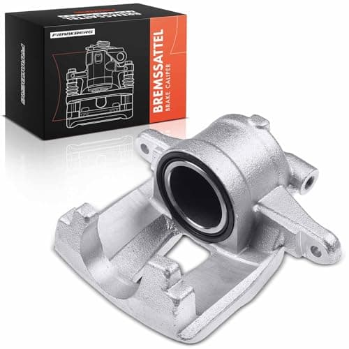Image of Frankberg Brake Caliper Disc Brake Front Right Cast Aluminium Compatible with Corsa D Punto Evo Bipper Tepee Mito Nemo Estate Doblo MPV Grande Punto Van Qubo Adam Replace# 93191696