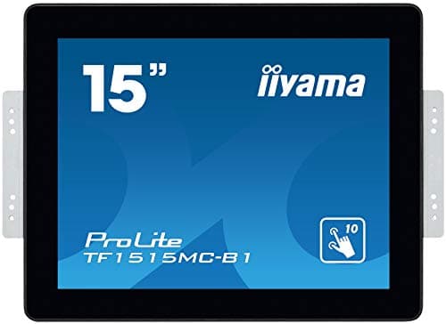 Image of iiyama TF1515MC-B1 15' ProLite Multi Touch TN LED Monitor with Brackets - Black