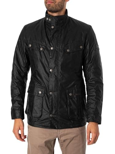 Image of Barbour International Duke Waxed Jacket Sage MWX2140SG91