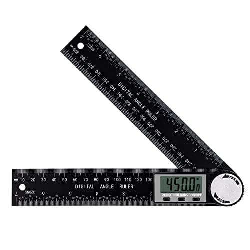 Image of Digital Angle Finder, Digital Inclinometer Protractor Angle Measure Tool Angle Ruler with LCD Display for Woodworking Construction Repairing.