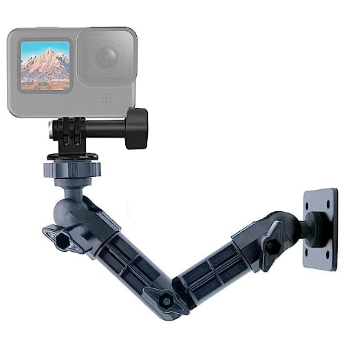 Image of Wall Mount, Foldable Stand Holder compatible with Gopro 11 10 9 8 7 6 5 3+ 3 2 1 Action Camera