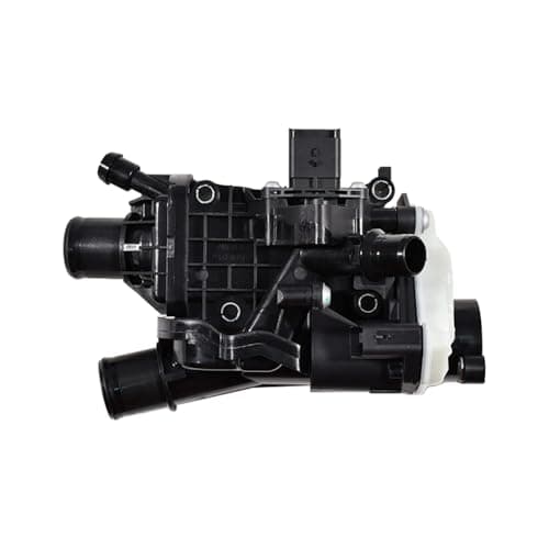 Image of 9804160380 Car Engine Coolant Thermostat Housing with Sensor Compatible with Peugeot 308 508 Citroen C4 2.0 Ford 2.0 BlueHDi 1876476 2264810