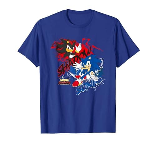 Image of Sonic x Shadow Generations T-Shirt, Men, Royal Blue, Large