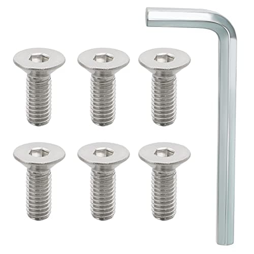 Image of Alpha Rider 6PCS Car Front Brake Disc Rotor Screws Bolts with Wrench,Stainless Steel Rotor Brake Disc Kit Screws for Peugeot, for Citroen, for Audi, for Seat, for Skoda