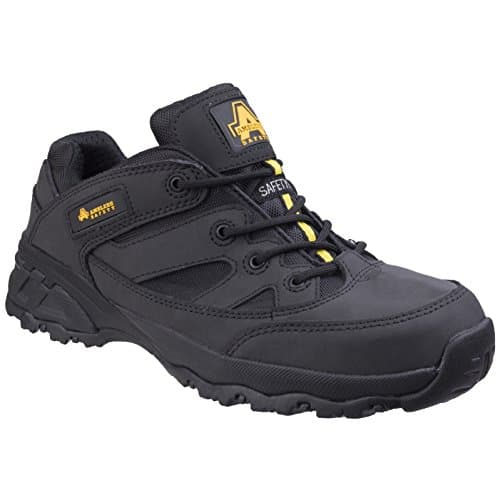 Image of Amblers Safety Unisex FS68C Fully Composite Metal Free Safety Trainer, Black, Size UK 5