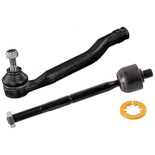 Image of febi bilstein 39822 Tie Rod with end fitting, nut and lock nut, pack of one