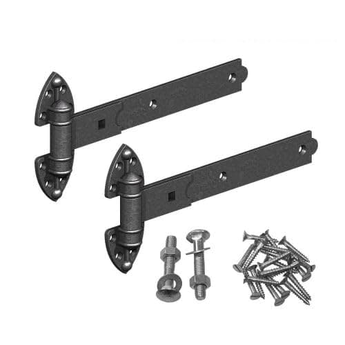 Image of Gatemate Heavy Reversible Hinge 12" / 300mm Epoxy Black