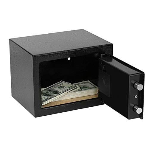 Image of Electronic Password Security Safe Money Cash Deposit Box Office Home Safety Mini 4.6L Secure Digital Steel Safe Electronic High Security Home Office Money Safety Box