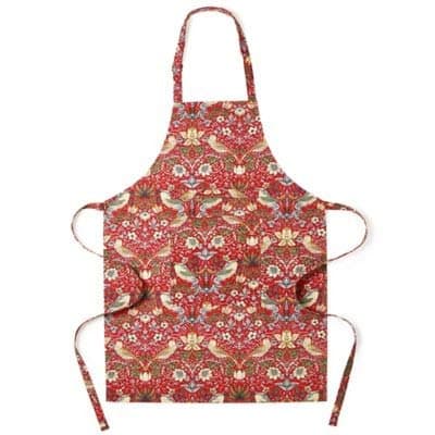 Image of William Morris Strawberry Thief Apron