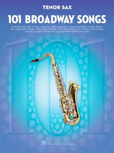 Image of 101 Broadway Songs for Tenor Sax.