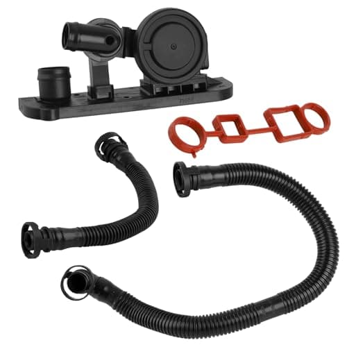 Image of PCV Crankcase Breather Valve Vent with Breather Hose Set for Audi A1 A3 A4 A6 B7 8E TT 2.0 Golf Mk6 06F103221E 06F129101K 06F129101N
