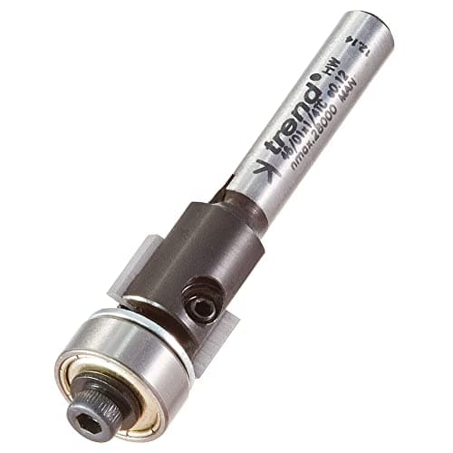 Image of Trend Professional Rota-Tip Trimmer, 1/4 Inch Shank, 12.7mm Cut Diameter & 8mm Cut Length, 46/01X1/4TC