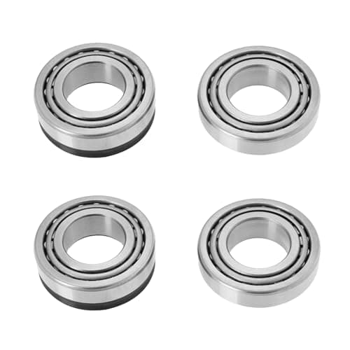 Image of Create idea 2 Set Fits for 1'' Axles Trailer Wheel Hub Steel Bearings Kit 50.3mm X25.3mm 2 44643/2 44643L/44610 (2x with Sealing Ring and 2x without Sealing Ring)