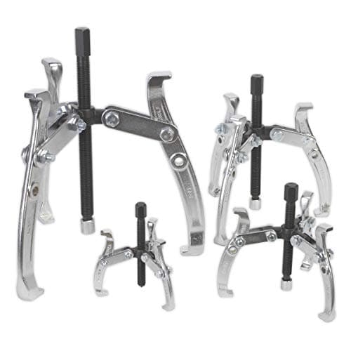 Image of Sealey Ak79 Gear Puller Set 4Pc Triple Leg