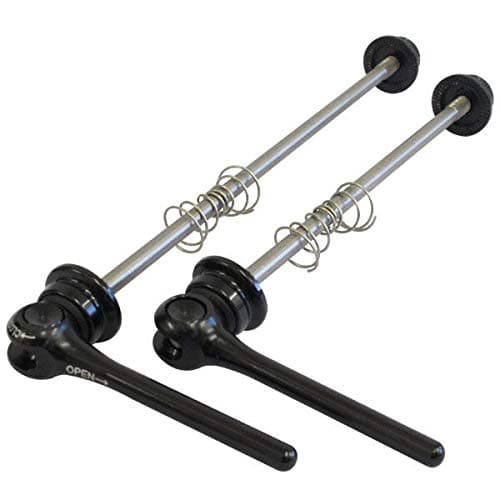 Image of One23 Titanium Alloy QR Quick Release Bike/Cycle Wheel Skewer Set MTB Set Red