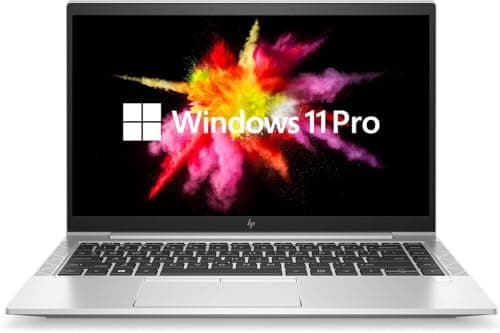 Image of HP EliteBook 845 G7 Laptop Business, 14 Inch FHD Notebook, AMD Ryzen 5 Pro 4650U, 16GB RAM, 512GB SSD, CAM, Windows 11 Pro (Renewed)