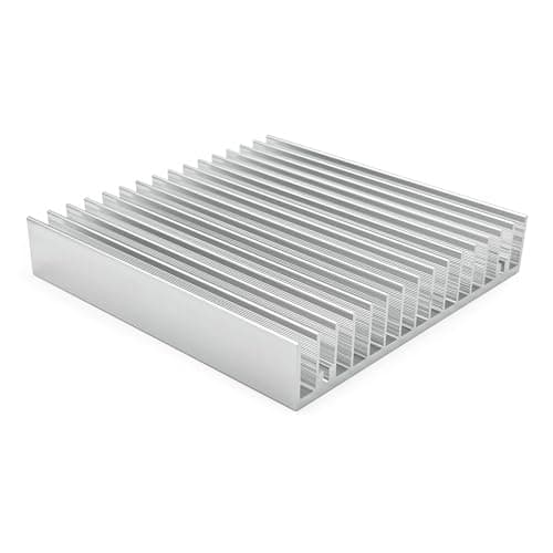 Image of Awxlumv Aluminum Heat Sink Large Heatsink Module Cooler Fin for High Power Transistor Semiconductor Devices 3.93"(L) x 3.93"(W) x 0.71"(H) /100mm(L) x 100mm(W) x 18mm(H)