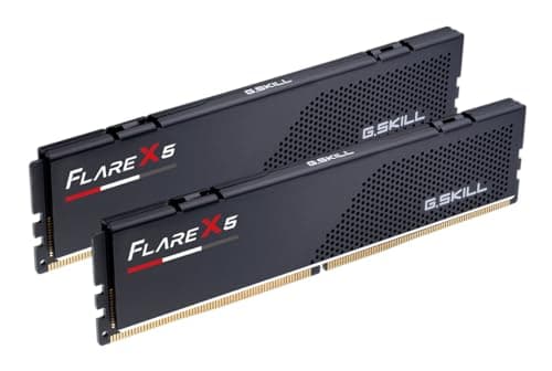 Image of G.SKILL Flare X5 Series DDR5 RAM (AMD EXPO) 64GB (2x32GB) 6000MT/s CL28-36-36-96 1.40V Desktop Computer Memory U-DIMM - Matte Black (F5-6000J2836G32GX2-FX5)