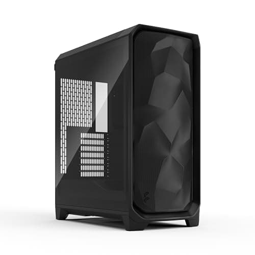 Image of Fractal Design Meshify 3 Black Tempered Glass Light Tint - High Airflow PC Gaming Case - Mesh Front Panel - Three Momentum 14 Fans Included - Clean Interior