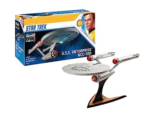 Image of Revell 04991 U.S.S. Enterprise NCC-1701 (TOS) 1:600 Scale Unbuilt/Unpainted Plastic Model Kit